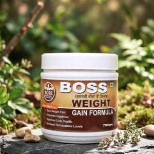 Boss Weight Gain Formula – 100% Natural Muscle & Mass Gainer (500 Gram)