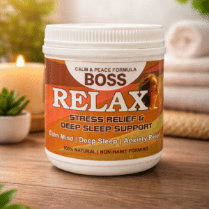 Boss Relax – Natural Stress Relief & Deep Sleep Support Powder